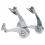 2 Pack Folding Lid Support Hinge Damper Buffer Soft Close Kit Open Angle 75 90 110 Degree 1