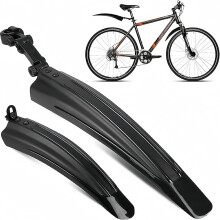 Apărătoare de noroi pentru biciclete, set, aripioare față/spate pentru biciclete, apărătoare de noroi, acoperire îngroșată, lărgită, re
