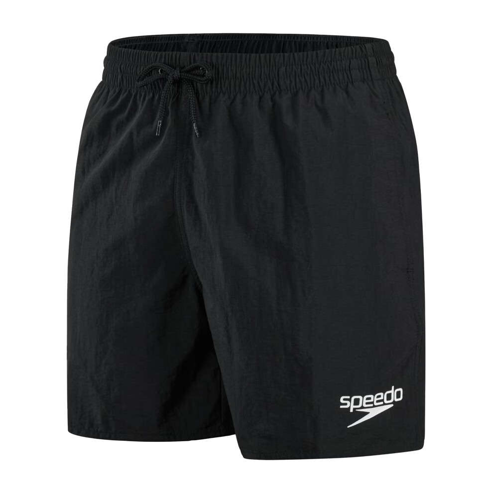Speedo (M, Black) Mens Essential 16 Swim Shorts