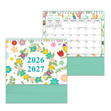Desk Calendar 2026-2027, Monthly Desktop Calendar July 2026 - Dec2027, 10 X 825, High Quality Material, Long Lasting Durability, E