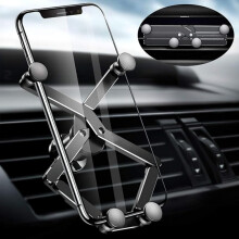 Bilhållare för mobilfäste Gravity Bilhållare för mobil, Hands Telefonhållare, Gravity Luftventil Bilfäste