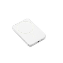 Ultra tenká magnetická bezdrôtová powerbanka, 5000 mAh magnetická nabíjačka telefónu, nabíjanie cez USB-C