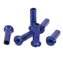 14mm Fahrrad Speichenhüte 14G Blau 80Stück