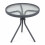 Folding Glass Garden Side Table 50cm 1