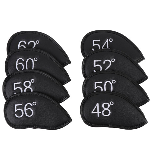 PU Leder Golf Eisen-Schlägerhüllen 8x 48-62 Set