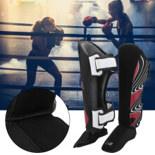 Muya Thai Schienbeinschoner Erwachsene Rot L
