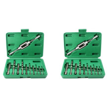22Pcs Damaged Screw Extractor Set Remove Stripped or Broken Screws Bolt with Right Handed Boring Drill Bit Set 3-10Mm