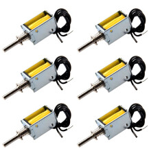 6X 4.5V 40g/2mm Open Frame Actuator Push Pull Solenoid Electromagnet