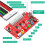 ATX 24Pin Power Supply Splitter Acrylic Case Kit ADJ Voltage Knob Touching Sensor  Power Module 3