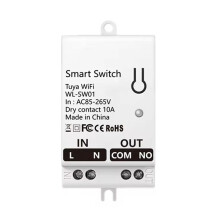 Tuya Inteligente WiFi Interruptor de Contato Seco Módulo 10A Casa Universal DIY Breaker Relé Trabalhar com Vida Inteligente Alexa AC 85-265V