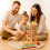 Ξύλινο παιχνίδι Montessori με ραβδιά για παιδιά, παιχνίδι ταξινόμησης χρωμάτων 2