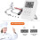 Digital Kitchen Timer with Mutelound Alarm ,3 in 1 Multifunctional Clock Alarm Count Updown Timer,24-hours Memory Function Magneti 5