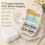Small Travel Pill Box, Double Layer 7-compartments Pill Organizer, Weekly Pill Case Container for Pocket 2