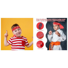 Karate Birthday Party Favors, Colorful Karate Themed Headbands, Birthday Party Supplies for Kids Boys and Girls.