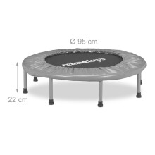 Indoor minitrampoline Ø95 cm - Opvouwbaar, antislip