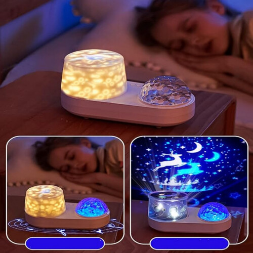 Προβολέας Galaxy Projector Star Projector Νυχτερινό Φως - Διπλός Προβολέας Star Light για Υπνοδ 2