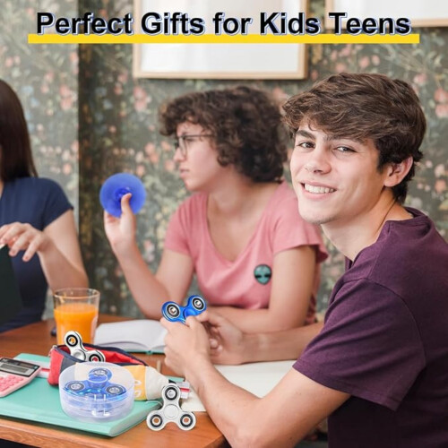 Πακέτο 2 Fidget Spinner, Ανακούφιση από το Στρες και το Άγχος, Αισθητηριακά Παιχνί 2