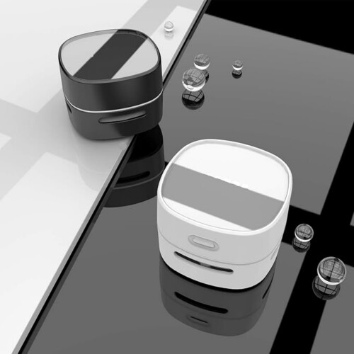 Desktop Vacuum Cleaner, Mini Table Dust Sweeper Energy Saving,high Endurance Up to 400mins 1