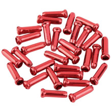 Bicycle Cable End Caps Aluminum Alloy Bike Brake Shifter Cable Tips Bike Core Caps for MTB Road Bikes 100pcs Red