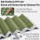 Egg Crate Camping Pad, εξωτερικό πτυσσόμενο αφρώδες χαλάκι, αδιάβροχο υπνόσακο, στ 3