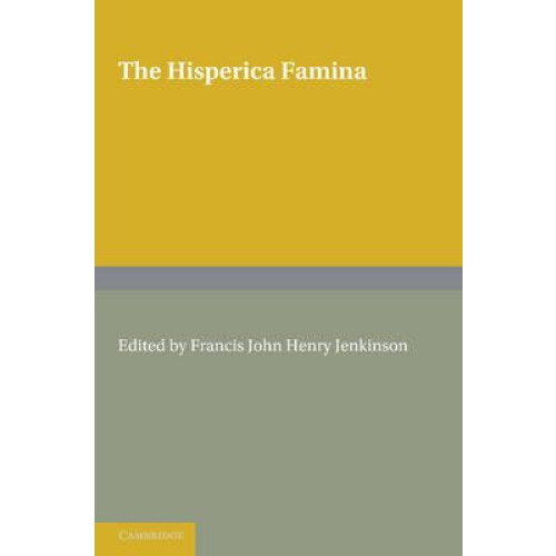 The Hisperica Famina Edited with a Short Introduction and Index Verbor
