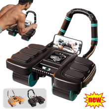 Healthy Belly Wheel with 6 Elbow Support Ab Roller Wheel Abdominal Fitness Wheel