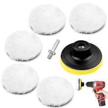 Polishing Pad Sponge Mop Buffing Kit For Car Wheel Polisher Drill Attachment