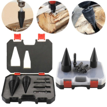 Hex Shank Log Wood Splitting Splitter Electric Hammer Drill Bit Firewood Split