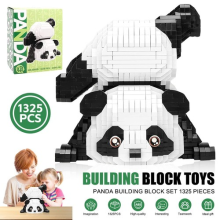 NEW! Mini 1325Pieces Panda Building Block Set Childrens Educational DIY Gift Toy