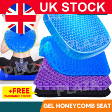 Breathable Honeycomb Gel Seat Cushion Cooling Double Thick Egg Sitting Mat Pad