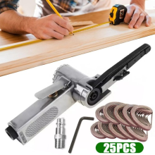 Heavy Duty 10mm 330 x 10mm Wide Air Finger Belt Sander Power File Detail Sanding