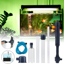 Electric Fish Tank Aquarium Vacuum Gravel Cleaner Hoover Siphon Pump WaterFilter