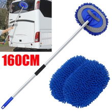 Telescopic Extending Fed Car Washing Brush Motorhome Caravan Window Cleaning