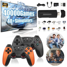 X2 PRO 128GB 40000+ Games 4K HD Game Stick 3D Wireless Retro Video Game Console