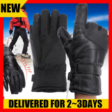 Heated Gloves for Men/Women,Motorcycle Heated Gloves,Electric Heated Glove Black