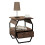 Side table bedside table Aulari S Vintage oak 1