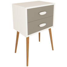 (Matt, Modern/Contemporary) Wooden side table bedside table Singol XXL