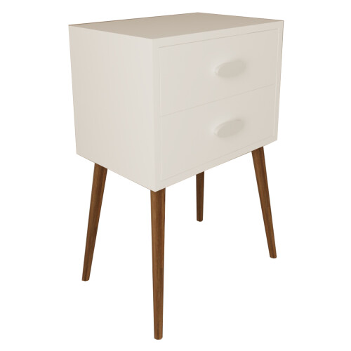 (Matt, Modern/Contemporary) Wooden side table bedside table Singol XXL