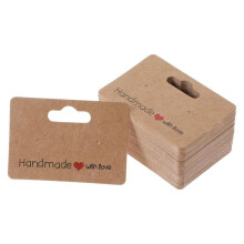 Earring Cards, 100Pcs Earring Display Holder Cards, 2 Inch X 1.4 Inch Ear Stud Earring Card, Jewelry Display Card