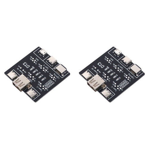 2X USB Data  Detection Board for IOS Android Micro-USB Type-C Short Circuit  Detection Board DT3
