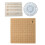 Macrame Board with Pins,Double Side Macrame Project Board with Grids,12in Handmade Braiding Board with Instructions 1