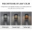 Reading Wall Light with USB Port Charging  Rack Bedside Lamp with  -Black 5