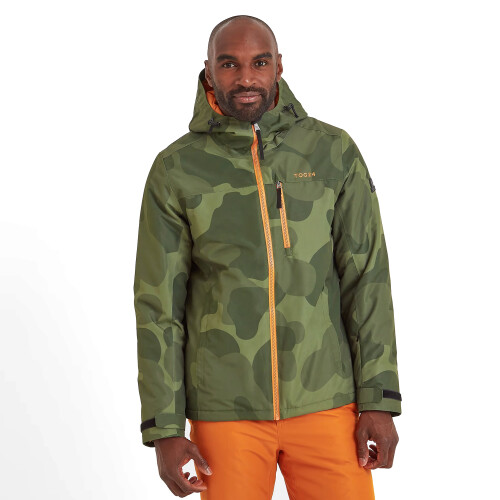 (L, Khaki) TOG24 Mens Palisade Pixel Camo Ski Jacket 2