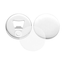 Recargas para Máquina de Insignias-Duoku-50 Pcs-Imanes, Abrebotellas 58mm, Carcasas Metálicas, Películas Mylar, Rondas de Papel Blancas