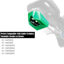 AT-VMN95E Stylus de Substituição, para Toca-Discos AT-LP120X-USB, Inclui Fios de Ligação para Toca-Discos, Escova para Caneta