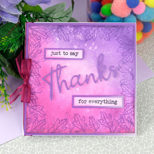 Moonstone Stamp & Die Combos - Essential Words - Thanks 2