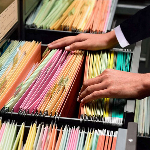 240 Sets Multicolor Hanging File Folder Tabs with Blank Inserts 2 Inches Plastic Hanging File Tabs for Hanging Folders