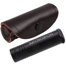 Edelstein-Calcit-Dichroskop, Trichoitischer Edelstein, Edelstein-Test, Gemmologisches Testen, 15 mm Durchmesser, Schweres Tragbares