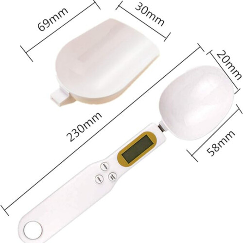Double-head Digital Measuring Spoon, Removable and Washable Kitchen Electronic Weighing Spoon, Lcd Precision Measuring Cups 2