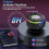 Boxă de duș Bluetooth, Boxă 2026 cu ventuză, Boxe Ip7 cu bas stereo la 360 5